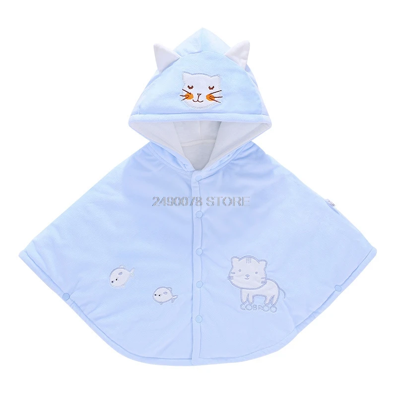 Корейская зимняя куртка с капюшоном для маленьких девочек однотонное бархатное