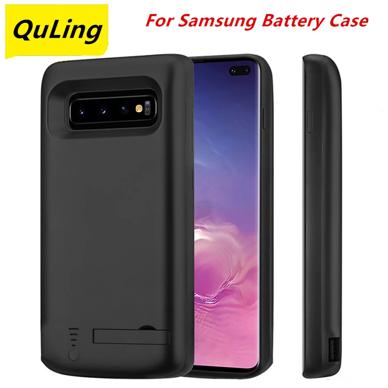 10000Mah For Samsung Galaxy S8 Plus S9 S10 S10e Note 8 9 10 S20 FE 20 S21 Ultra Battery Charger Case Power Bank | Мобильные телефоны