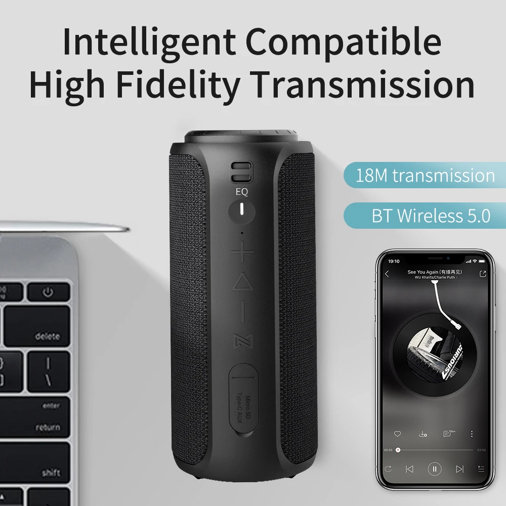 Cyboris New Design S12 High Quality 30W Waterproof Blue tooth Speaker Perfect Sound Wireless Subwoofer SpeakerS Portable Mini |