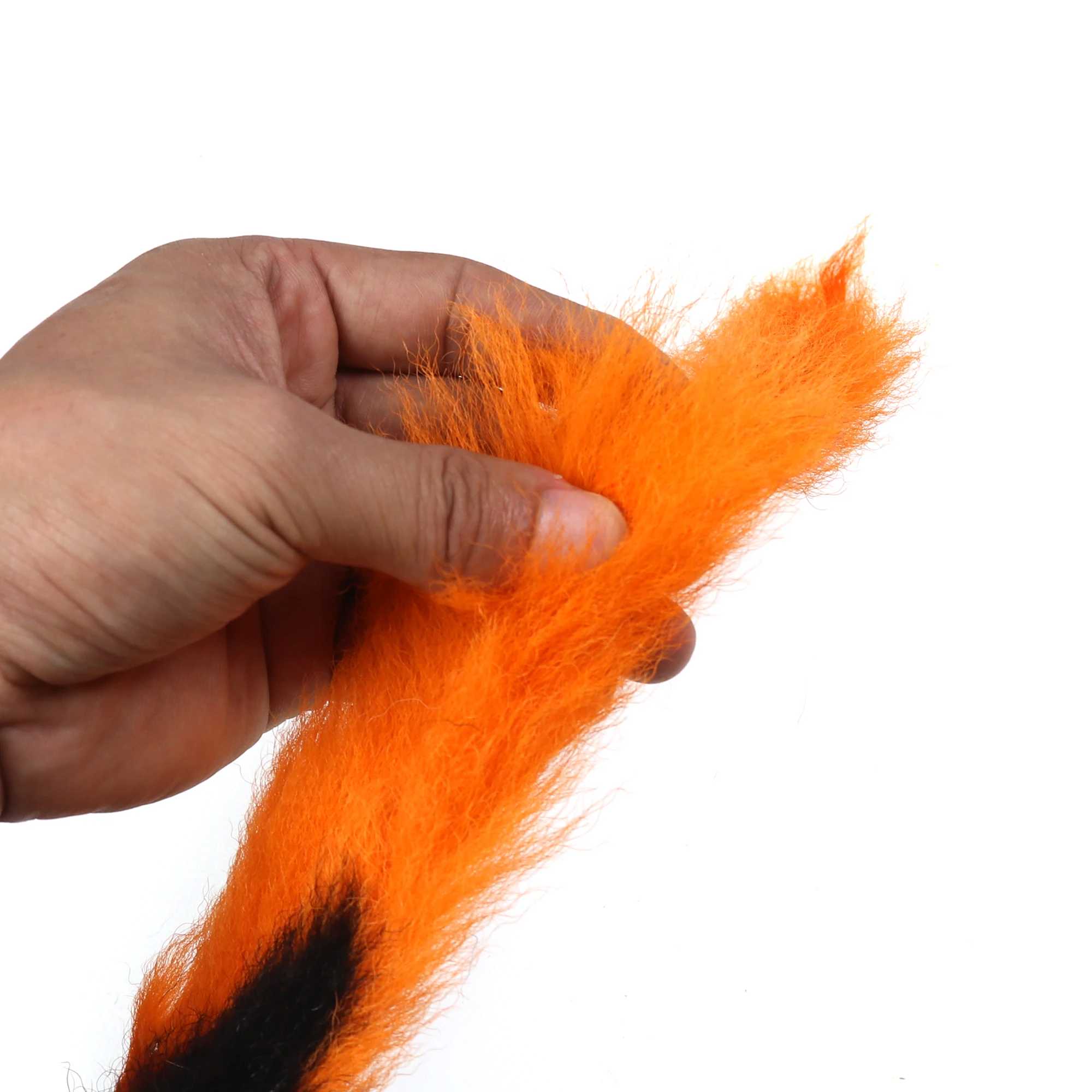 Wifreo 1PC Calf Tail Dry Flies Tying Materail Streamers Salmon and Steelhead Patterns All-natural Winging Material Orange | Спорт и