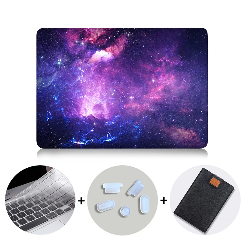 MB04 MTT чехол для ноутбука Звездное небо для Macbook Pro Air retina 11 12 13 15 16 с сенсорной панелью для macbook Pro 13 15 дюймов A1989 A1990 - Цвет: MB04