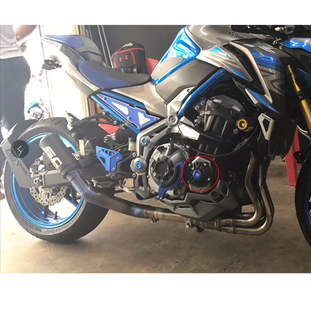Крышка статора двигателя для Kawasaki Z900 2017 Z 900 защита масляного фильтра с таймером
