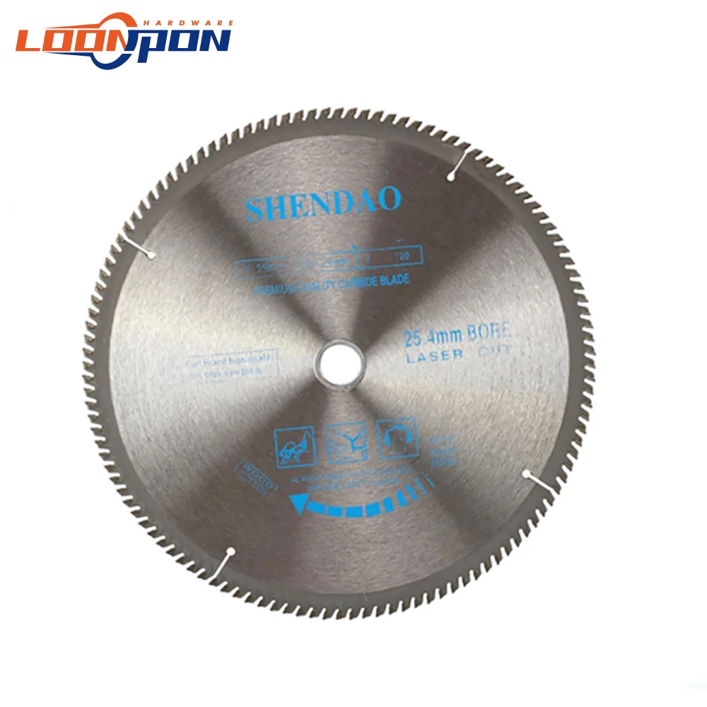 

Carbide Circular Saw Blade 250mm 100/120T Woodworking Cutting Disc for Wood Cutter Power Tool Bore 25.4mm 1Pc