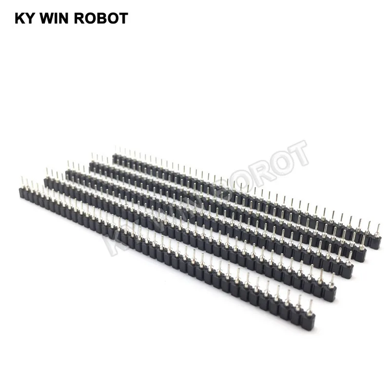10 шт./лот 40 P гнездовой штырьковый разъем 1x40 Pin 2 54 круглый соединитель 1*40 отверстие