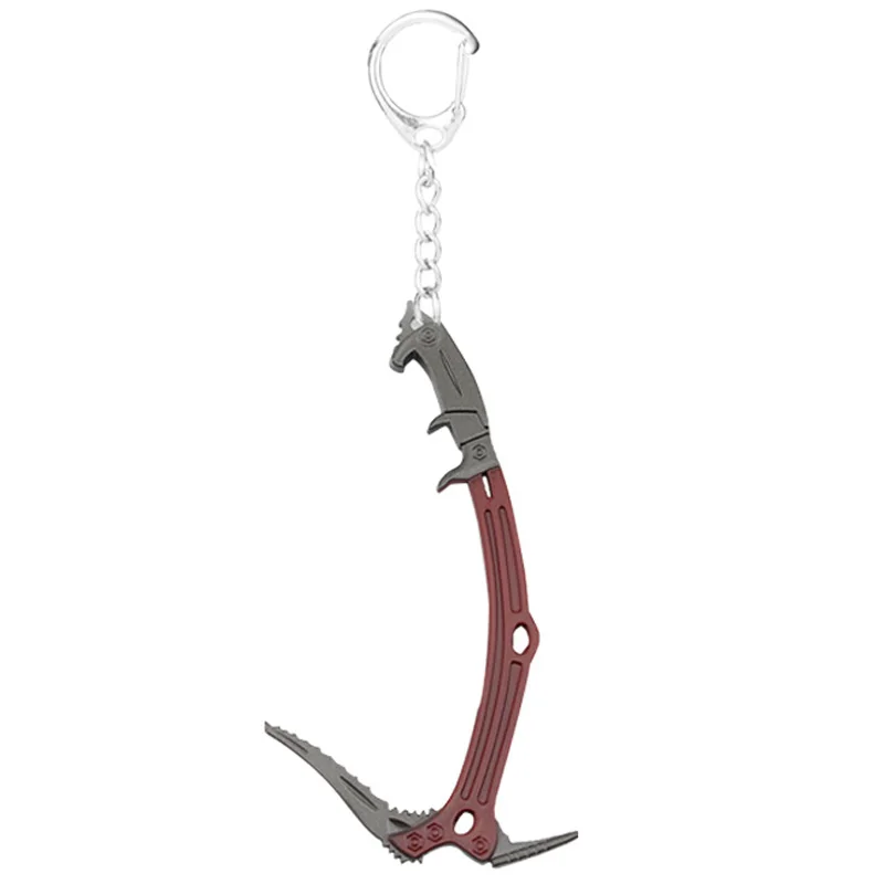 Расхитительница брелок Лары топор для скалолазания и металлической подвеской