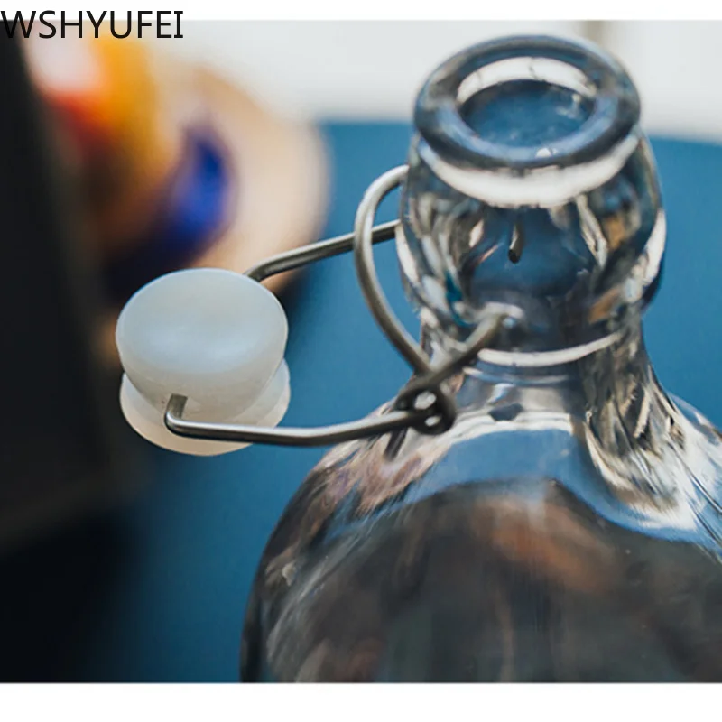 Креативная модная стеклянная бутылка Герметичная Бутылка для вина оливкового