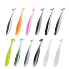 10 шт.компл. трехмерные глаза искусственная двухцветная резиновая Мягкая приманка воблер свимбейт устойчивость к разрыву бионическая приманка бас 5 см7,5 см10 см с крючком