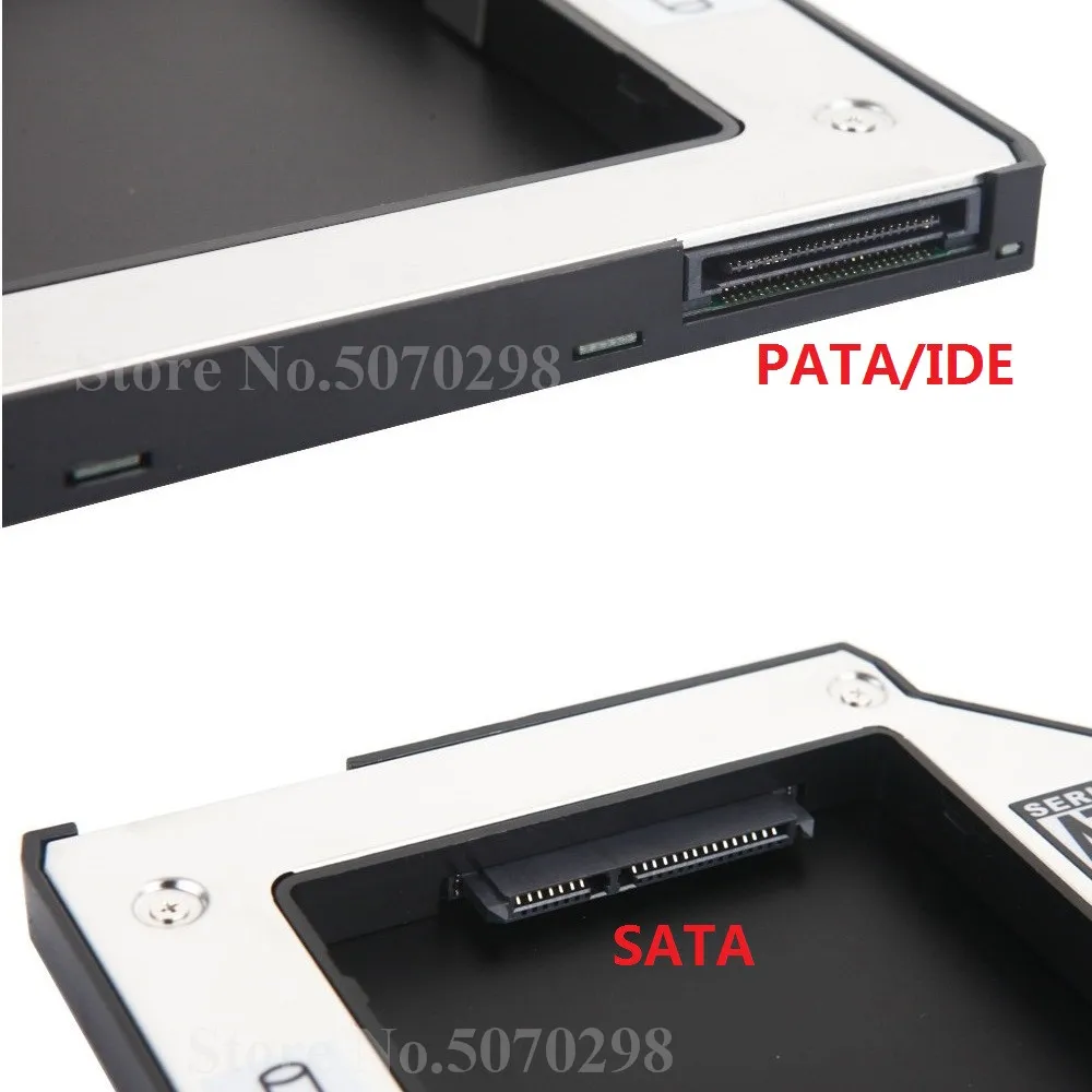 Адаптер для жесткого диска 2 го SATA to PATA HDD SSD Optical bay ультрабай Caddy адаптер Lenovo ThinkPad R60