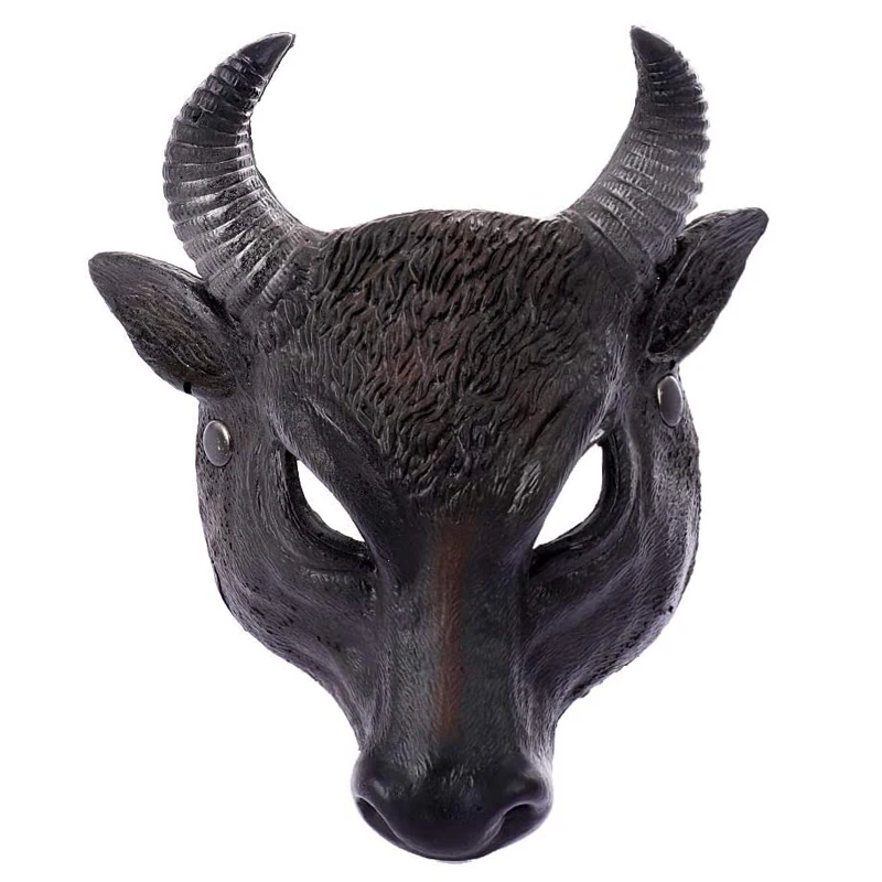 

3D голова буйвола, реквизит для Хэллоуина, косплей-вечеринки, костюм на Хэллоуин