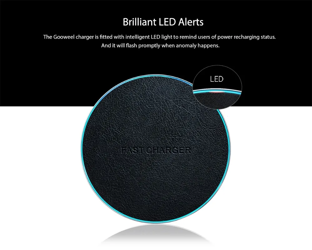 Gooweel JLM-022 Беспроводное зарядное устройство портативное зарядное устройство Blackview BV9700 pro BV9600 Pro BV9500 plus 10 Вт Выход 5 В/1.5A 9 В/1.35A