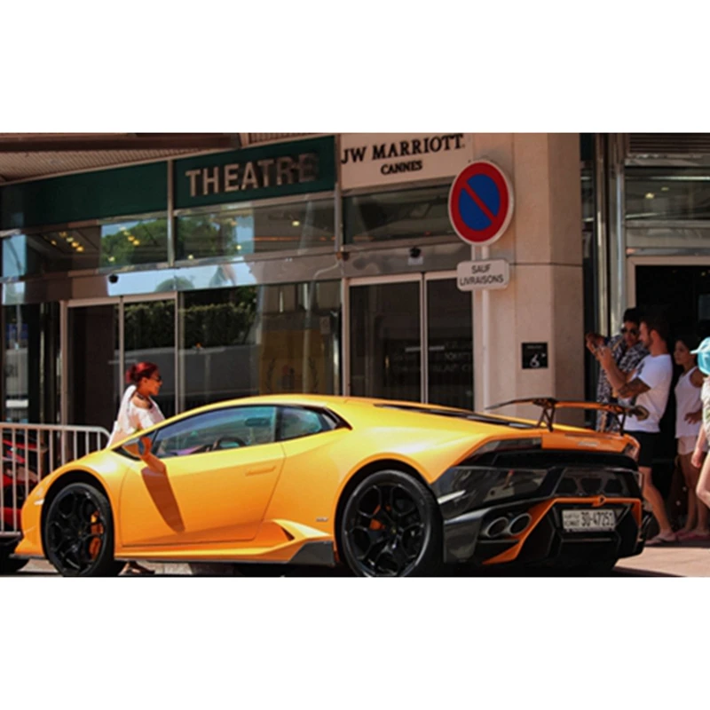 Настоящее углеродное волокно заднее крыло багажника губа спойлер для Lamborghini Huracan