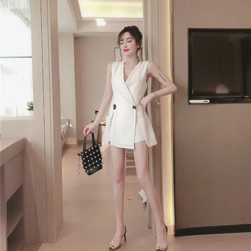 

Temperament dress + shorts two piece suit women's summer 2021 NEW