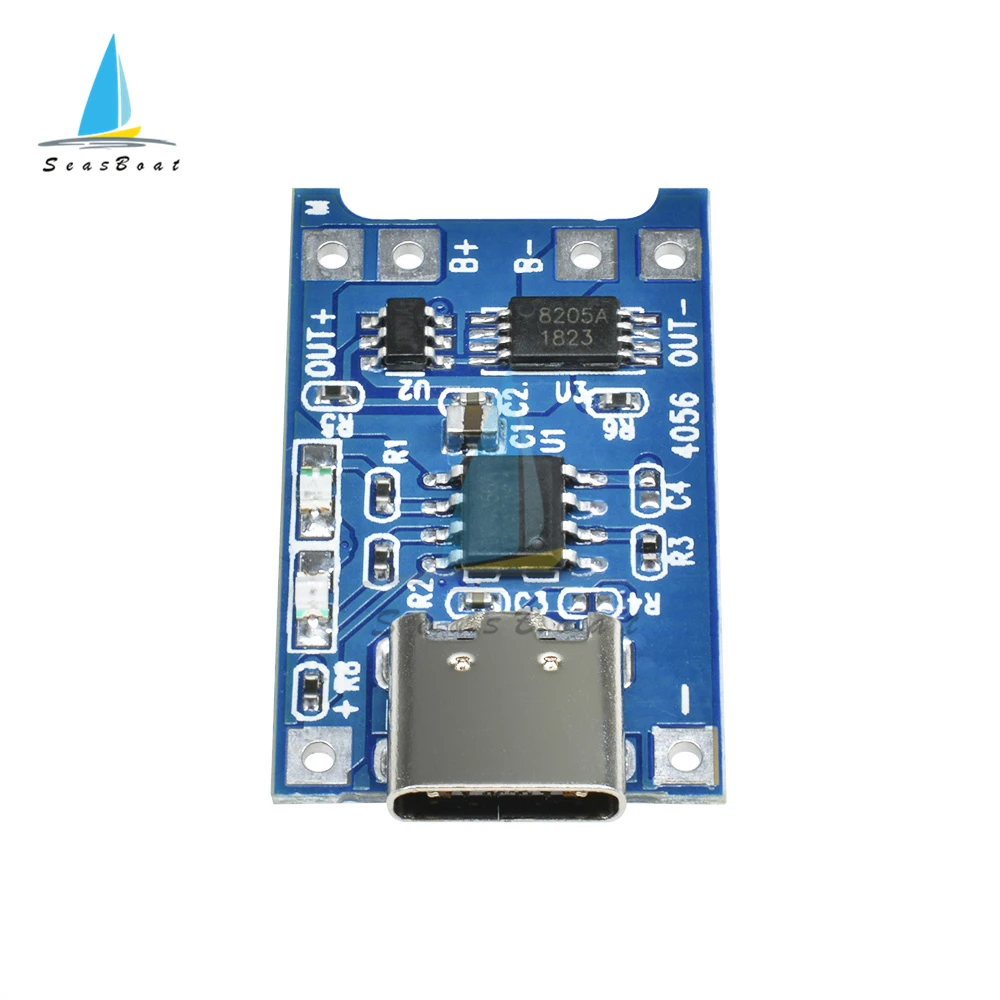 Зарядная плата TP4056 5 В 1 А Type c USB 18650 литиевая батарея модуль зарядного устройства +