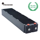 FREEZEMOD компьютерный ПК Водяной радиатор, медный радиатор, 3 слоя, 65 мм, толщина медных плавников, пять отверстий G14. TSRP-HP65-480