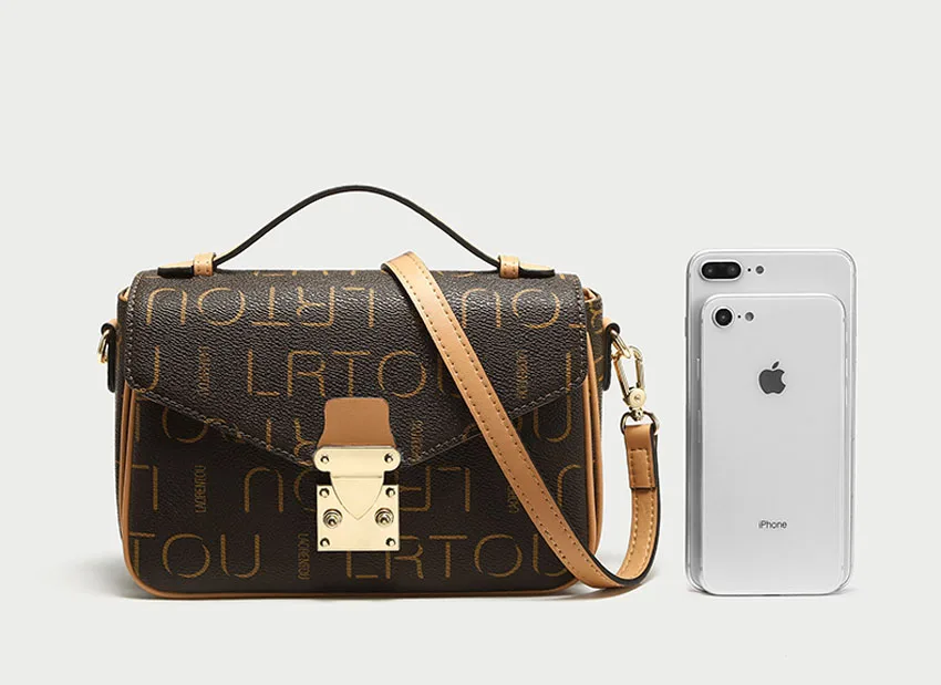 LAORENTOU новая женская сумка модная с тиснением из ПВХ материала женские сумки tote Женская кожаная сумка через плечо