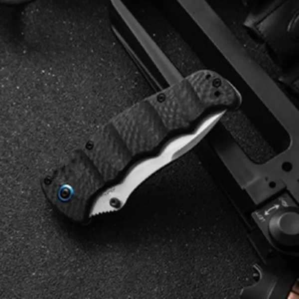 Бабочка в ноже BM-484 484S-1 лезвие M390 рукоять из углеродного волокна Охота складной карманный рыболовный инструмент для выживания на ЕДС.