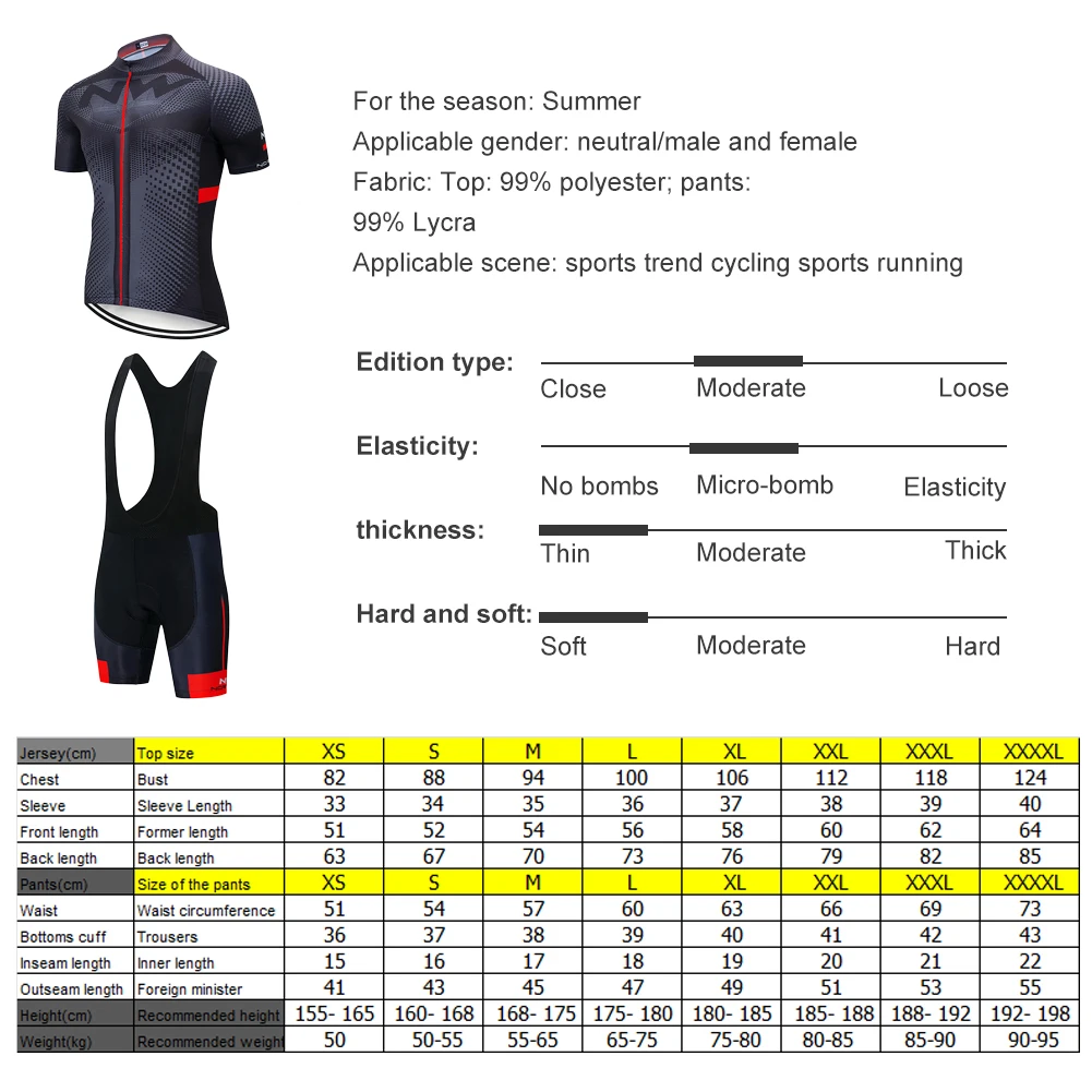 

Spring Summer 2021 Mens Cycling Jersey Set Mountian Bicycle Clothes Wear Ropa Ciclismo Racing Bike Clothing Cycling Set