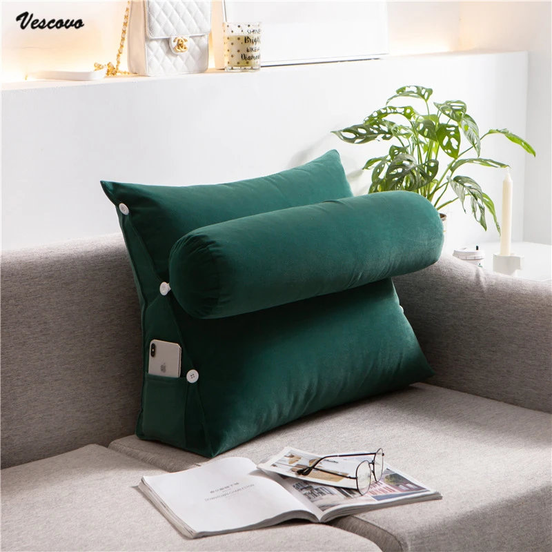 VESCOVO диванная подушка поясная спинка кровати моющаяся для чтения | Дом и сад