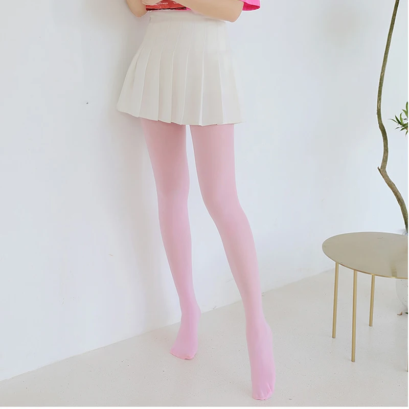 Колготки женские Осенние розовые красные желтые синие черные 80D | Женская одежда