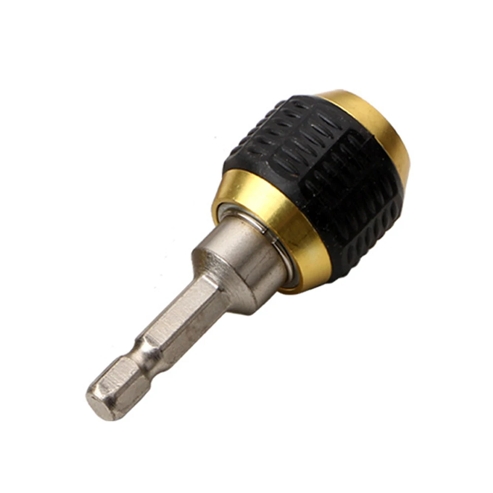 

60mm Hexagonal Shank Quick Coupling Hex Change Chuck Driver Bit Holder Chuck Drill Anti-slip One-hand Release Ejection Bit