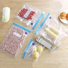 Вакуумные пакеты на молнии для хранения пищевых продуктов, Многоразовые Пакеты с пневмоклапаном, без БФА, бытовая техника