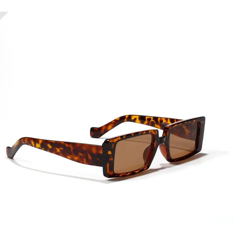 Солнцезащитные очки женские в прямоугольной оправе винтажные широкие солнечные