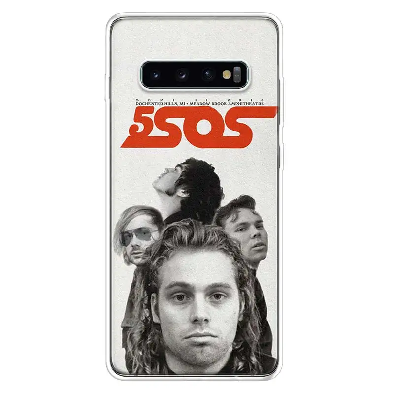 5SOS 5 секунд лета телефонный чехол для Samsung Galaxy A51 A71 A50S A10 A20E A30 A40 A70 A01 A21 A41 A11 A6 A7 A8 A9 Plus