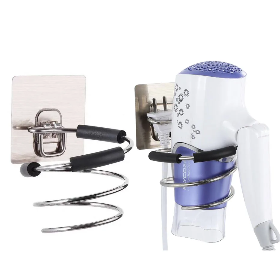 Фен для волос стойка настенного монтажа самоклеющиеся держатель стойки