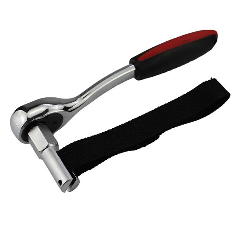 

Инструмент для снятия масляного фильтра, универсальный нейлоновый гаечный ключ, ремешок, портативный инструмент для разборки автомобиля, 1/...