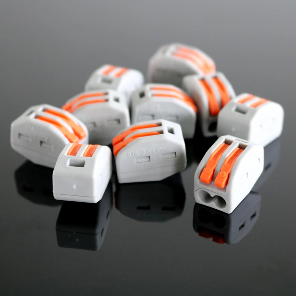 222 412 413 414 415 418 2-2 3-3 2 3 pin коробка упаковка мини-провода смешанные в коробке Быстрый Кабельный разъем Универсальный терминал режущий инструмент