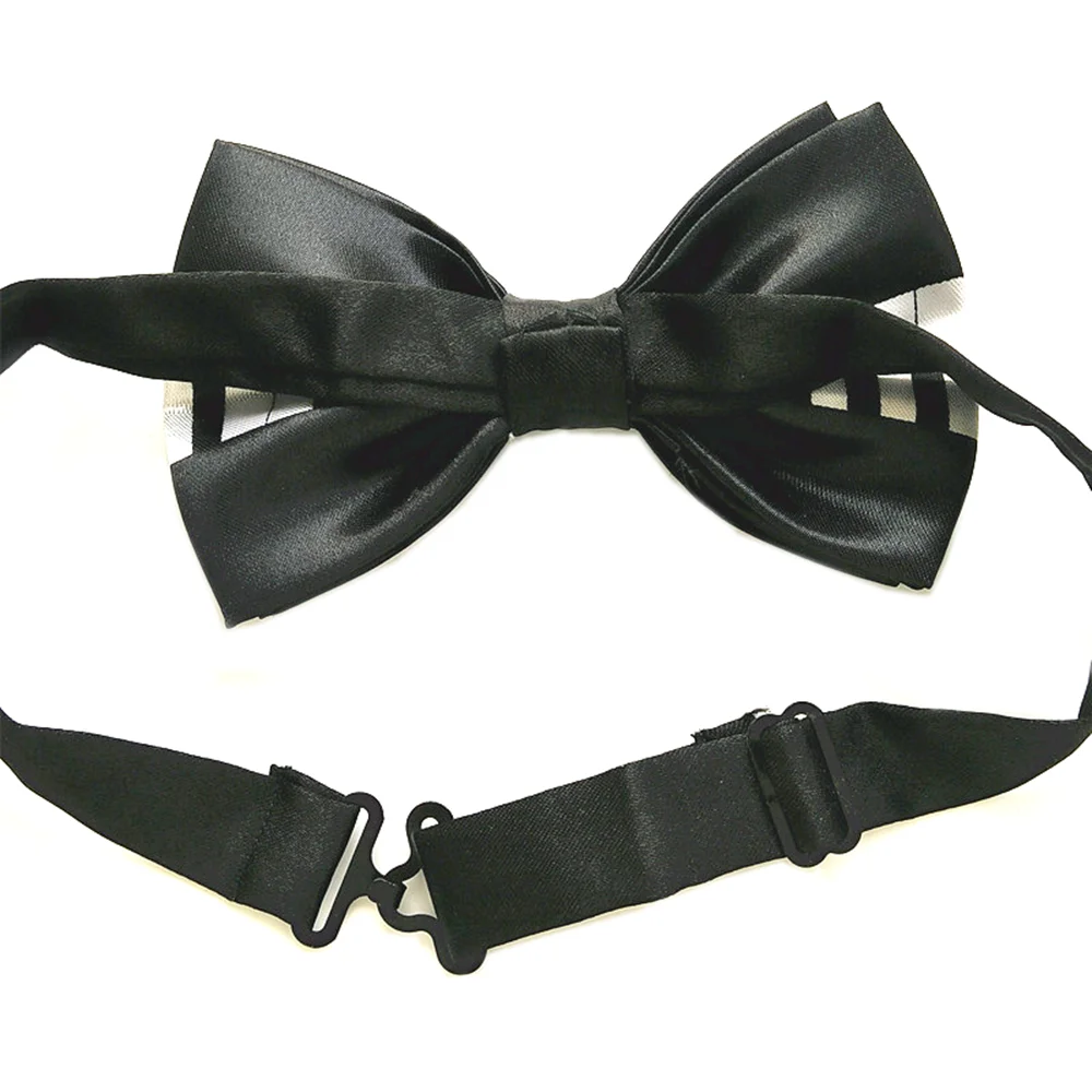 12*7 5 см мужской двухслойный галстук бабочка фортепианная клавиатура с рисунком