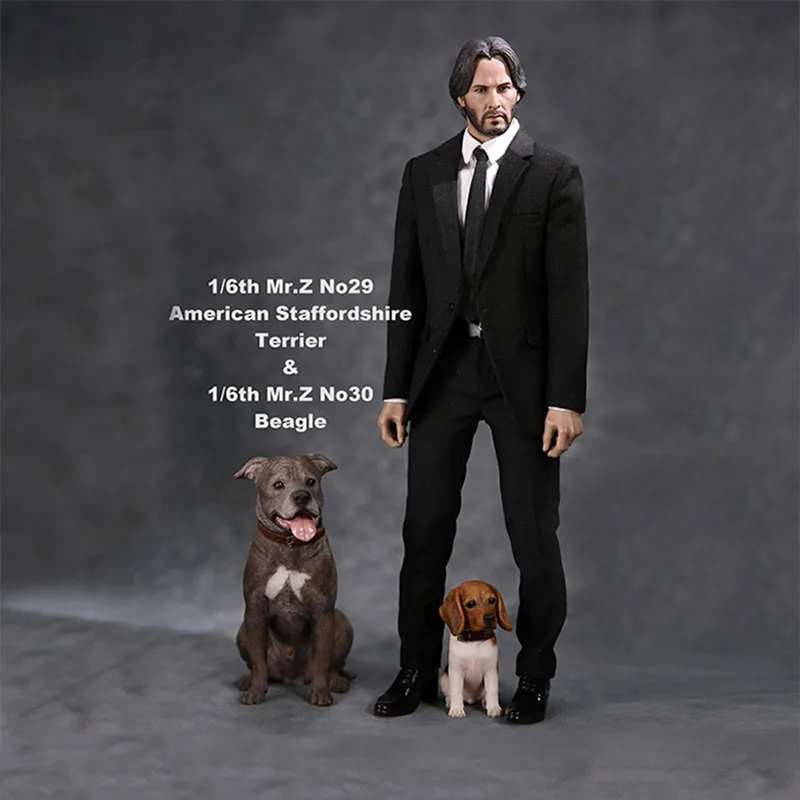 

1/6 scale Mr.Z No.30 Beagle Puppy BP001/BP002 Dog simulation animal model toy For 12' action figure doll parts kids children