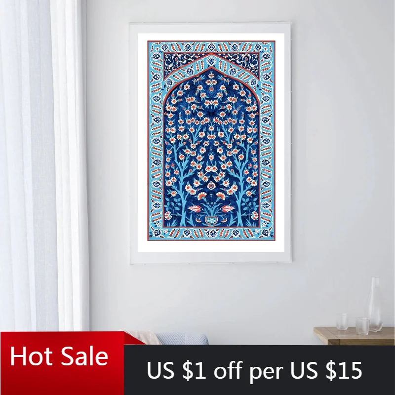 Скандинавские картины Турецкая плитка Древо жизни принты настенное Искусство