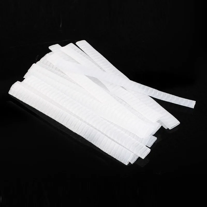 

White Sheath Mesh Cosmetic Makeup Brush Pen Netting Wide Cosmetic Tool Pen Cover Protector Plastic Makeup Brushes Protective Net
