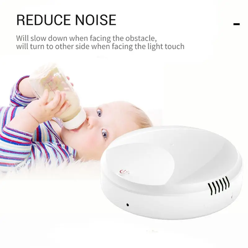 Автоматический умный робот пылесос для уборки пола грязи дома USB перезаряжаемая