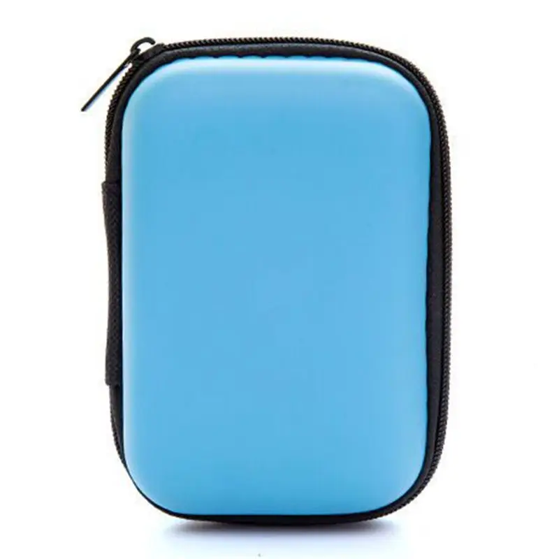 Earphone Container Coin Headphone Protective Colorful Storage Box Organizer Case Travel Bag For Cable | Дом и сад