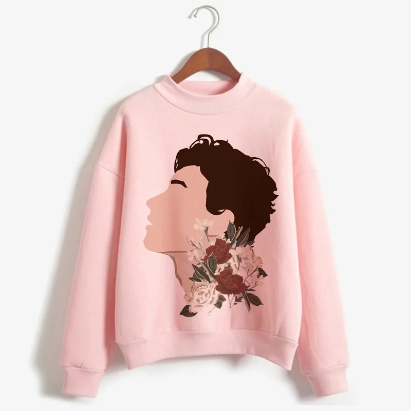 Shawn Mendes Senorita Harajuku модные Мультяшные толстовки для женщин Lost In Japan Ullzang 90s графические толстовки хип-хоп Женская толстовка - Цвет: H2048