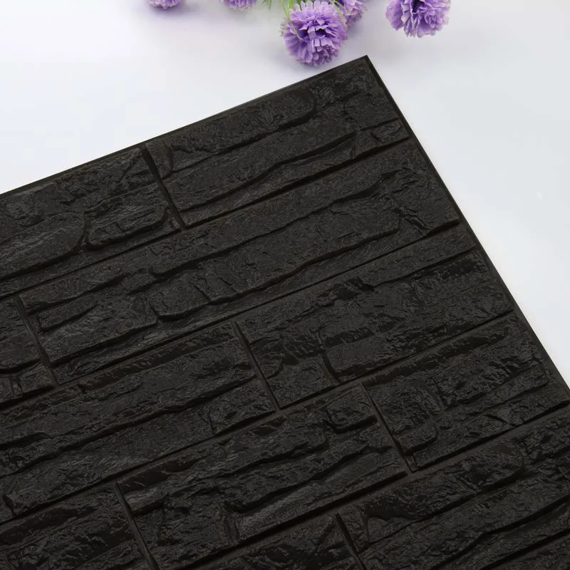 3D каменные настенные наклейки декор для гостиной самоклеящиеся панели из пены