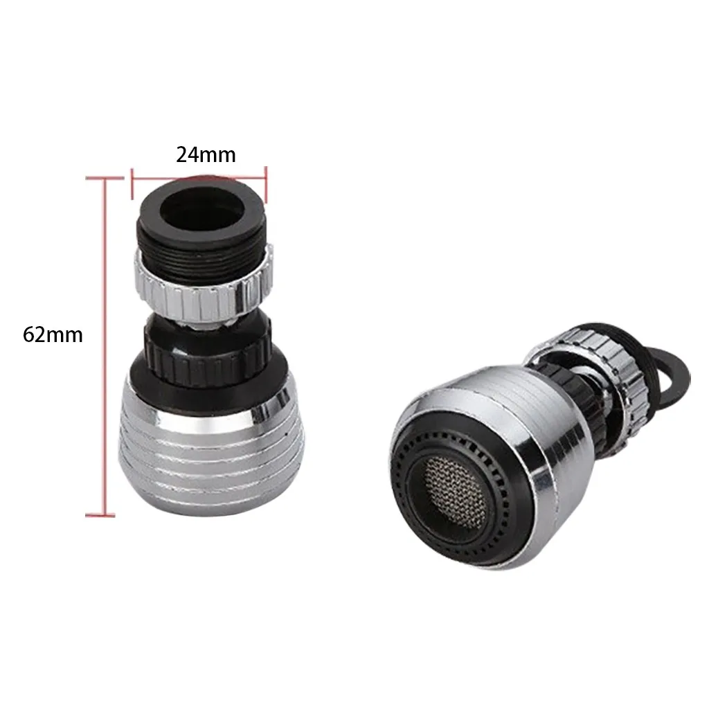 

2 Pcs Universal Aerator 720rotation Splash-proof Swivel Water Saving Faucet Water Saving Bathroom Filter Foamer Aerators#X