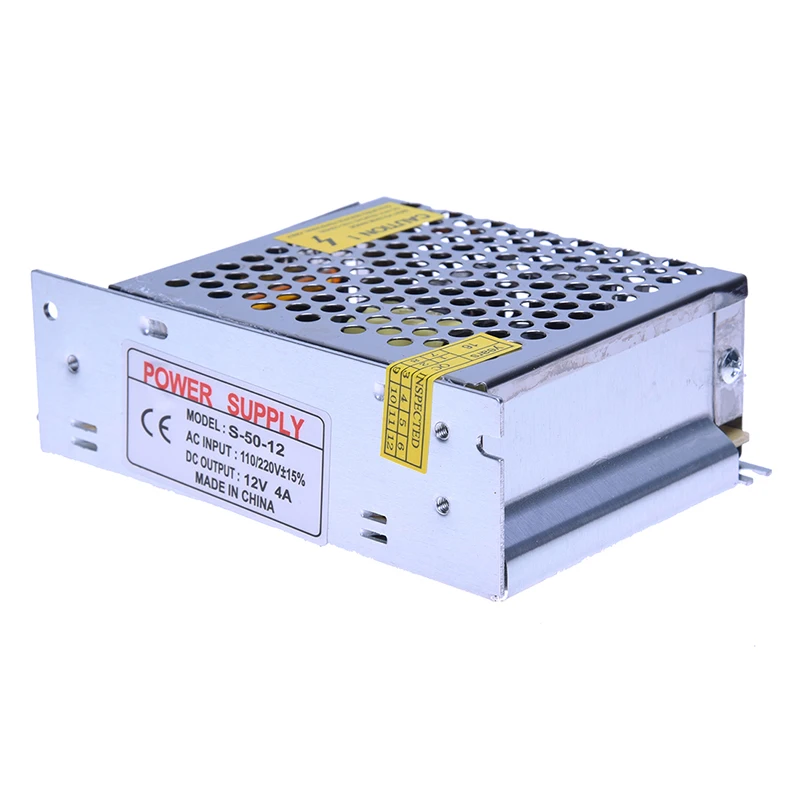 Стабилизированный трансформатор питания светодиодный 12V 4A 50W|Трансформаторы