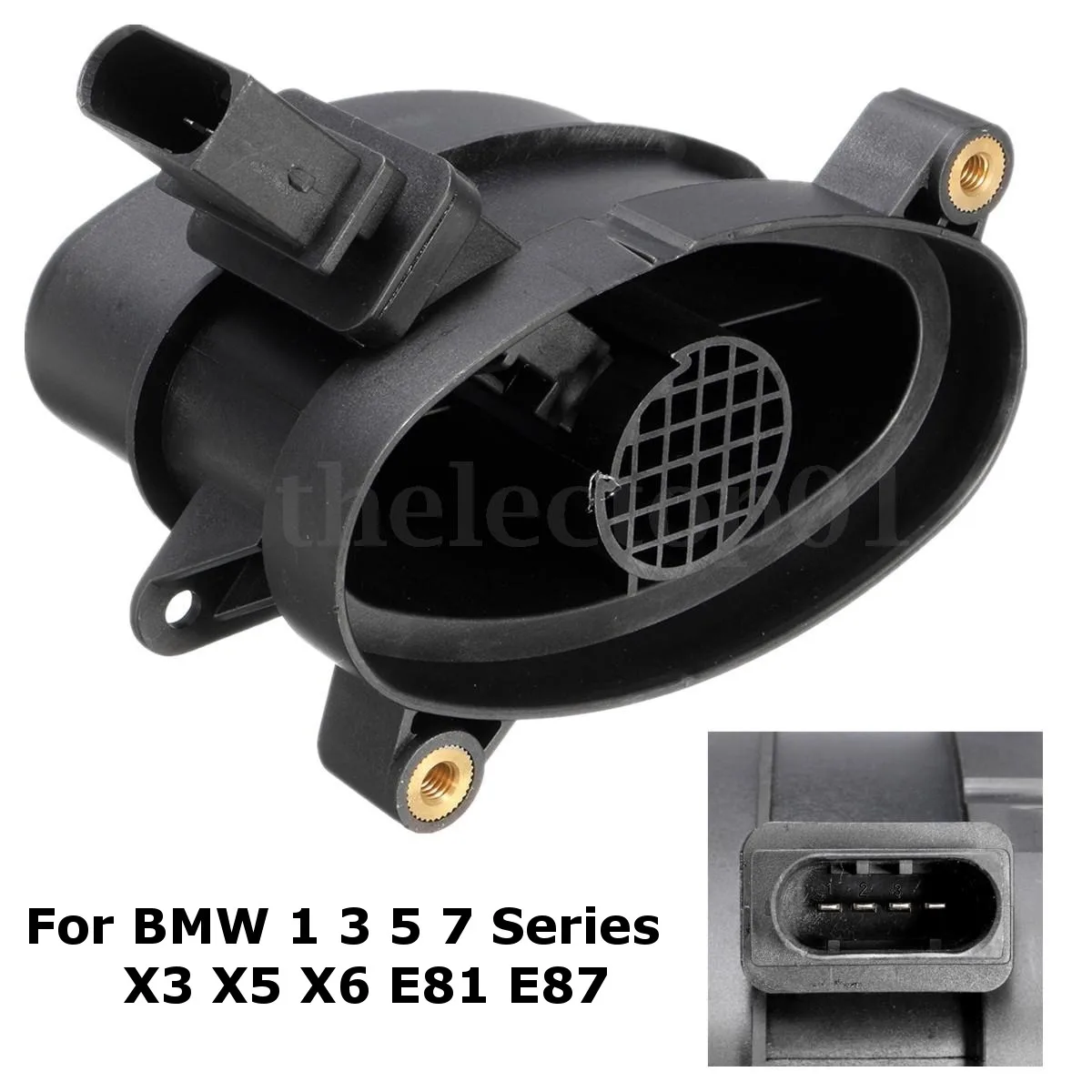 Датчик расхода воздуха для BMW E46 E87 E81 E90 E93 E92 E91 E60 E61 E65 E66 E67 E83 E53 X5|Расходомер воздуха|