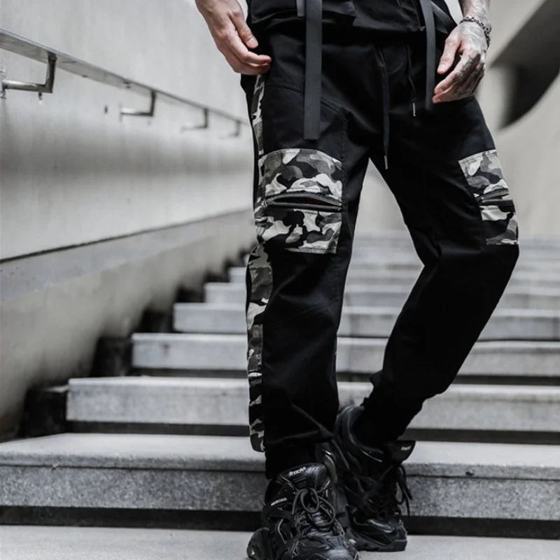 Брюки мужские спортивные с эластичным поясом модные повседневные джоггеры