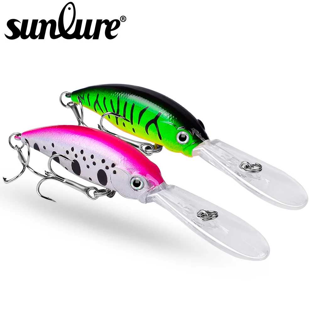 

Sunlure 1PCS Floating Minnow Bait 10cm-8g Long Casting Fishing Lure Artificial Hard Wobblers Noisy Bass Lurre Topwater Fishing