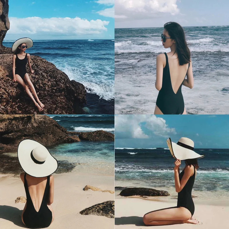 Бикини 2020 купальные костюмы для женщин сплошной сдержанный купальник с лямкой на