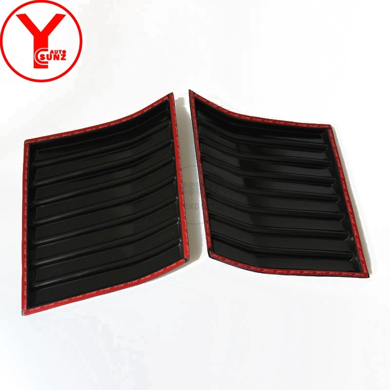 YCSUNZ матовые черные боковые накладки на капот вентиляционные отверстия