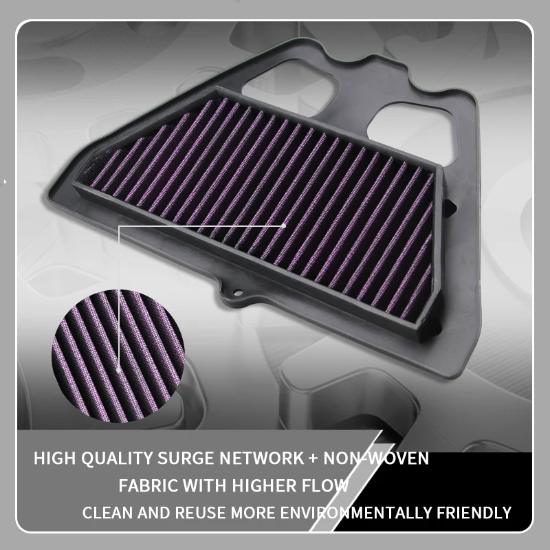 .Motorcycle High Quality Air Filter Intake Cleaner For Kawasaki Z900 ZR900 2017 - 2021 2018 2019 2020 | Автомобили и мотоциклы