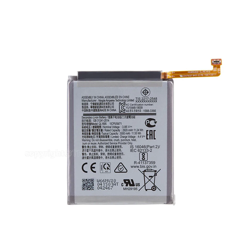 100% Original 3000mAh QL1695 Battery For Samsung Galaxy A01 Mobile Phone High Quality Batteries With Gifts Tools