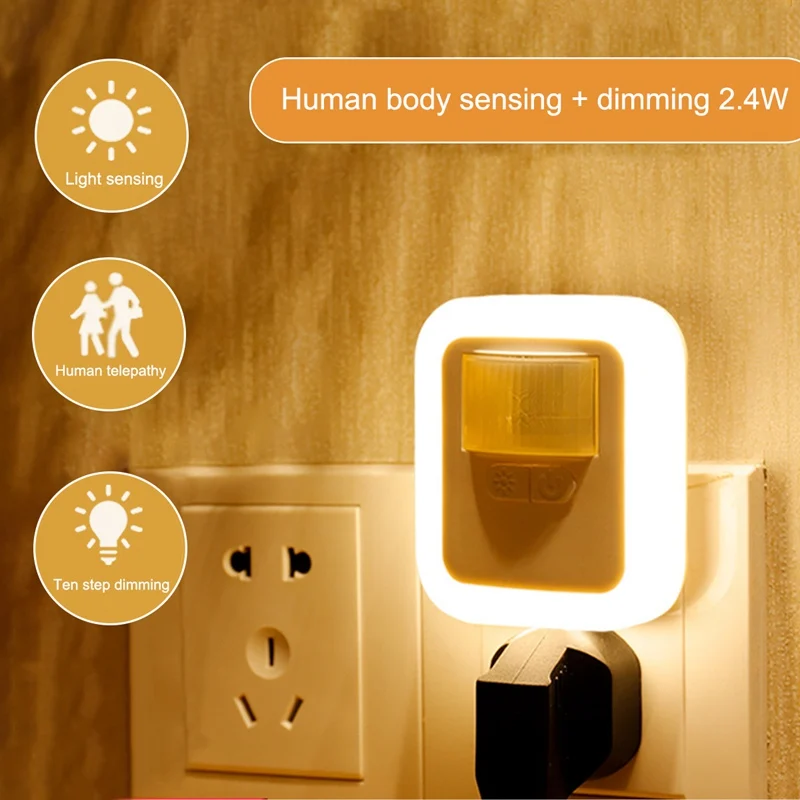 

Motion Sensor Light Led Night Light Home Bedroom Decor Lamp Staircase Closet Aisle Decorative Night Lamp Christmas Gift For KIds