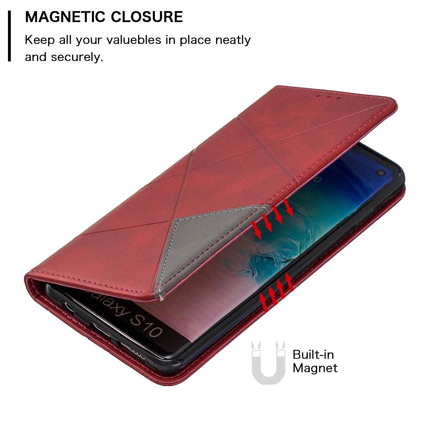 Зеркальные Чехлы для capinha samsung S10E книга PU кожаный бумажник чехол Galaxy carcaso S10 Lite Plus S9