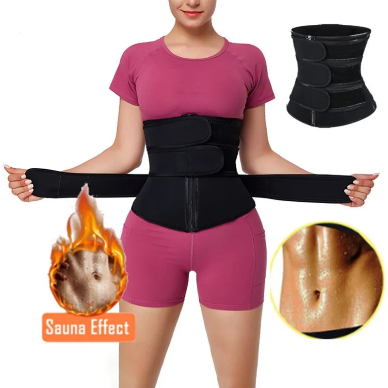 

Waist Trainer Support Women Slimming Sheath Corset Body Shaper Cincher Sweat Shapewear Abdominal Fitness Belt Hot